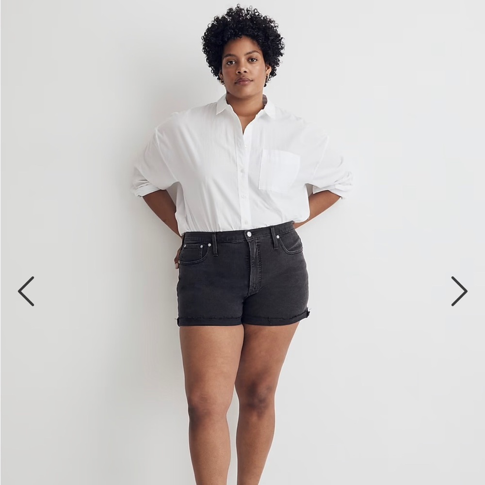 NWT Madewell High-Rise Denim Shorts in Lunar Wash size 31